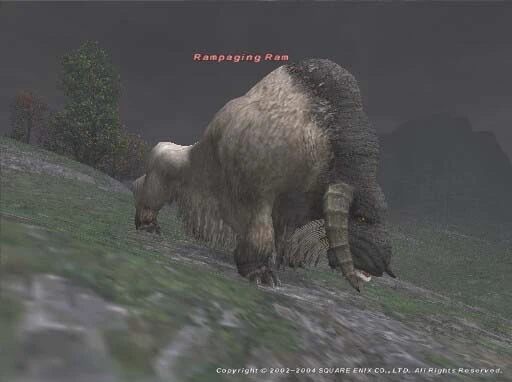Rampaging Ram in Final Fantasy XI